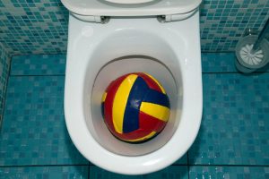 Large objects or feces can cause sewage backups requiring sewage backup cleanup services by A&J Specialty Services Inc DKI of Madison, Middleton, Sun Prairie, Waunakee, Milwaukee, WI Dells, Fort Atkinson, Watertown, and Waukesha, Wisconsin