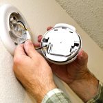 change batteries in smoke detectors