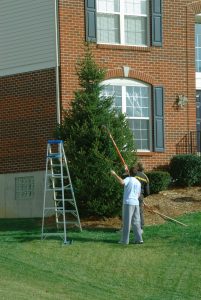 Holiday decorating tip ladder safety services by A&J Property Restoration DKI